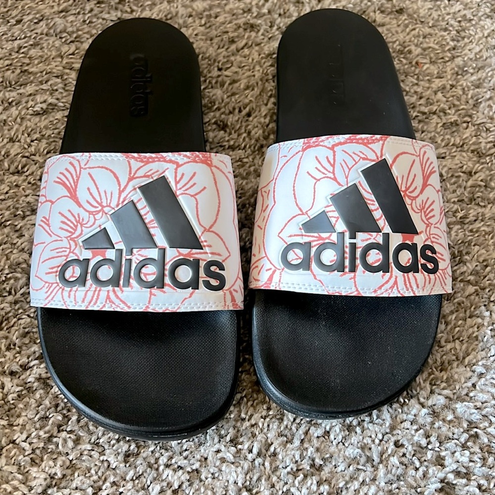 Adidas Floral Slides